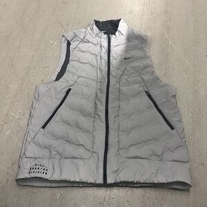 Nike Therma-Fit ADV Reflective Silver Running Vest FZ1131 035 Size Medium
